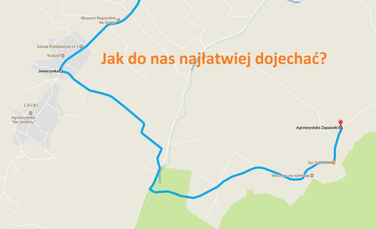 Agroturystyka Zapasieki Jaworzynka Kültér fotó